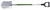 SZPADEL OSTRY HARTOWANY, TRZON METALOWY, POCHWYT PVC STALCO PERFECT S-74005