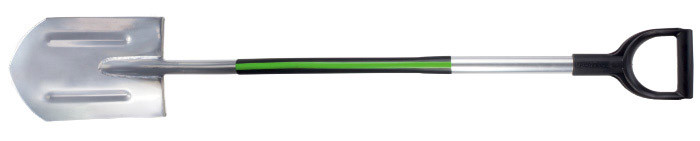 SZPADEL OSTRY HARTOWANY, TRZON METALOWY, POCHWYT PVC STALCO PERFECT S-74005