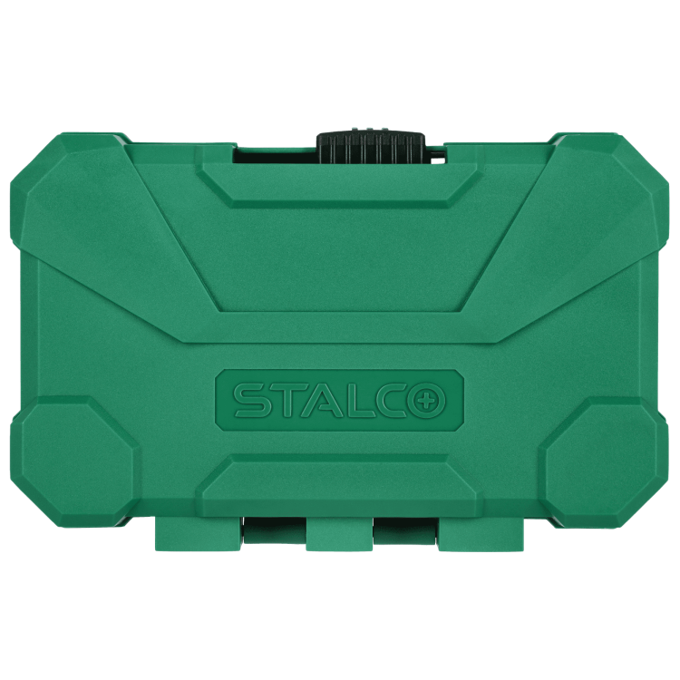 Zestaw bitów udarowych ze stali S2 25mm i 50mm, nasadek oraz adapterów, 34elem. STALCO S-13730