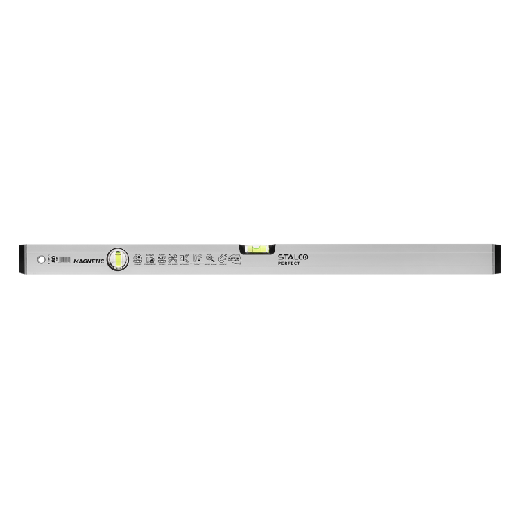 Poziomnica aluminiowa anodowana z magnesem 80cm STALCO PERFECT S-65744