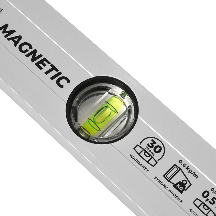 Poziomnica aluminiowa anodowana z magnesem 80cm STALCO PERFECT S-65744