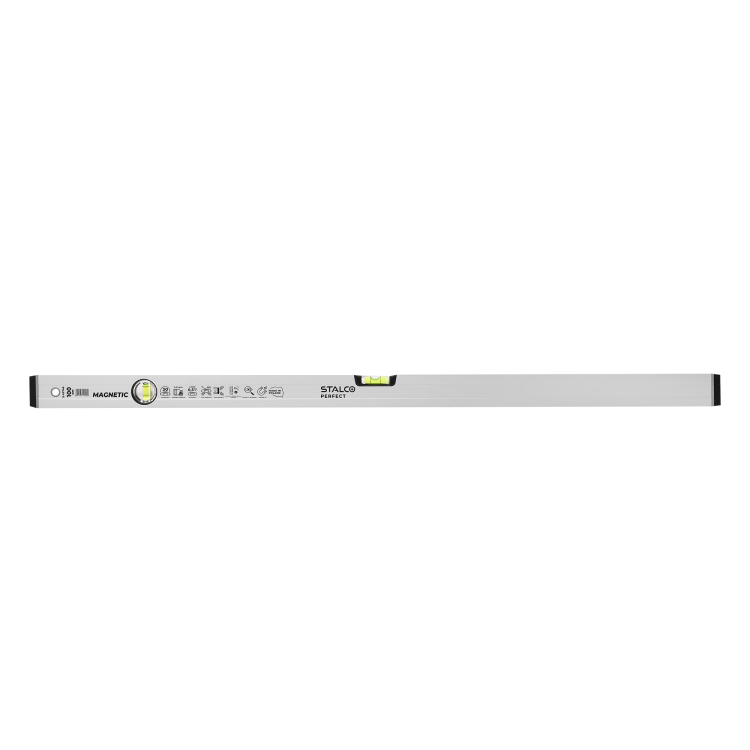 Poziomnica aluminiowa anodowana z magnesem 100cm STALCO PERFECT S-65746