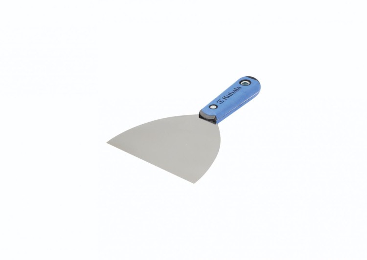 Kubala szpachla nierdzewna stożkowo szlifowana uchwyt 2K typu soft, SILVER LINE  125mm