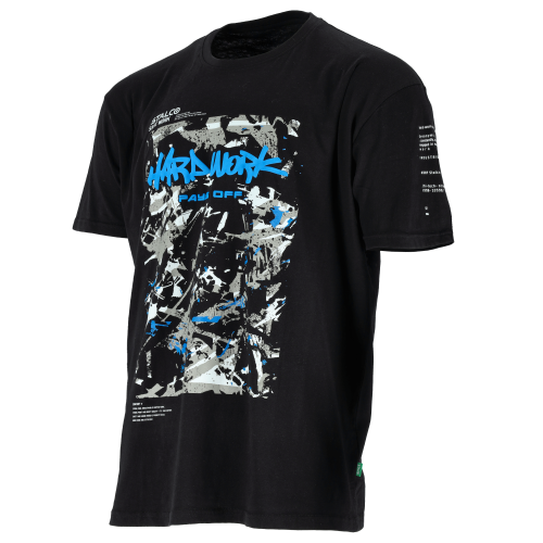 T-shirt męski BONO PAINTER czarny L STALCO S090696027