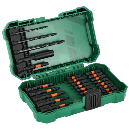 ZESTAW  BITÓW  UDAROWYCH ze stali s2 i wierteł  s-13724