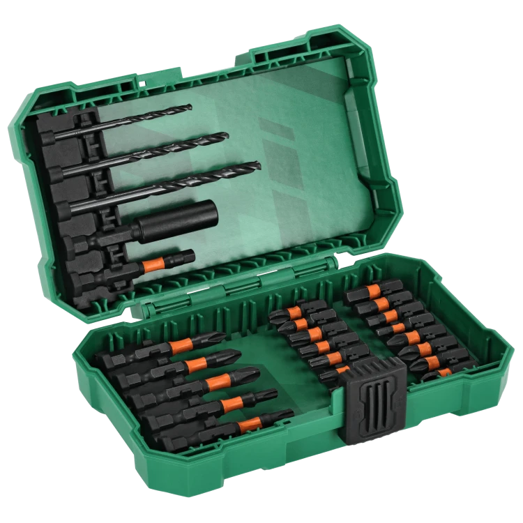 ZESTAW  BITÓW  UDAROWYCH ze stali s2 i wierteł  s-13724