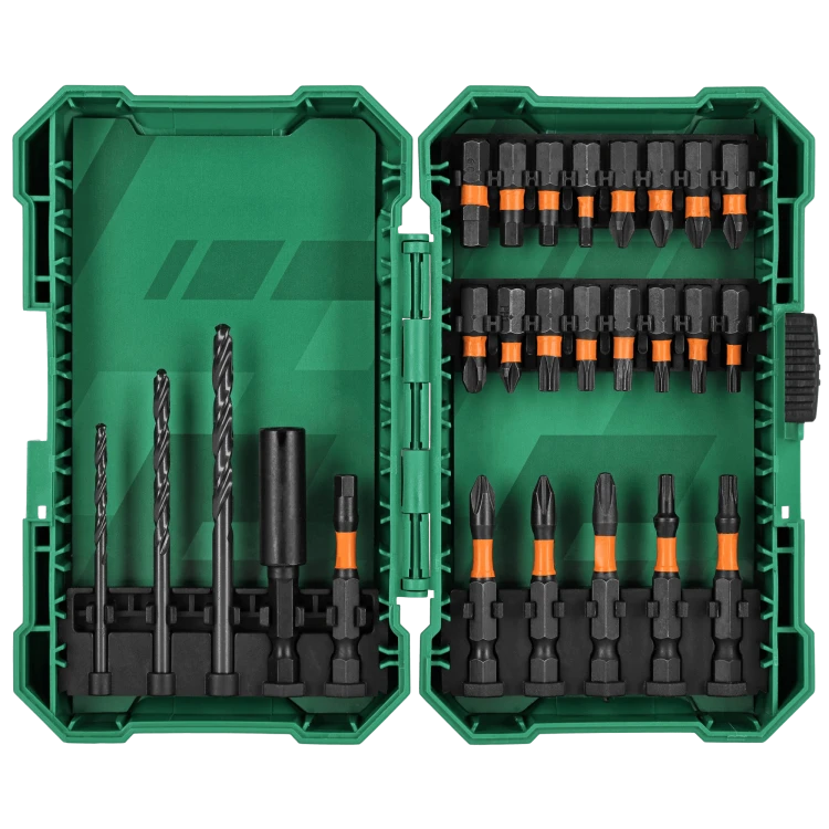 ZESTAW  BITÓW  UDAROWYCH ze stali s2 i wierteł  s-13724