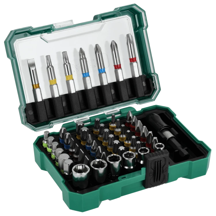 ZESTAW  BITÓW ze stali s2 s225mm i50mm, nasadekoraz adaptora 50el s-13734