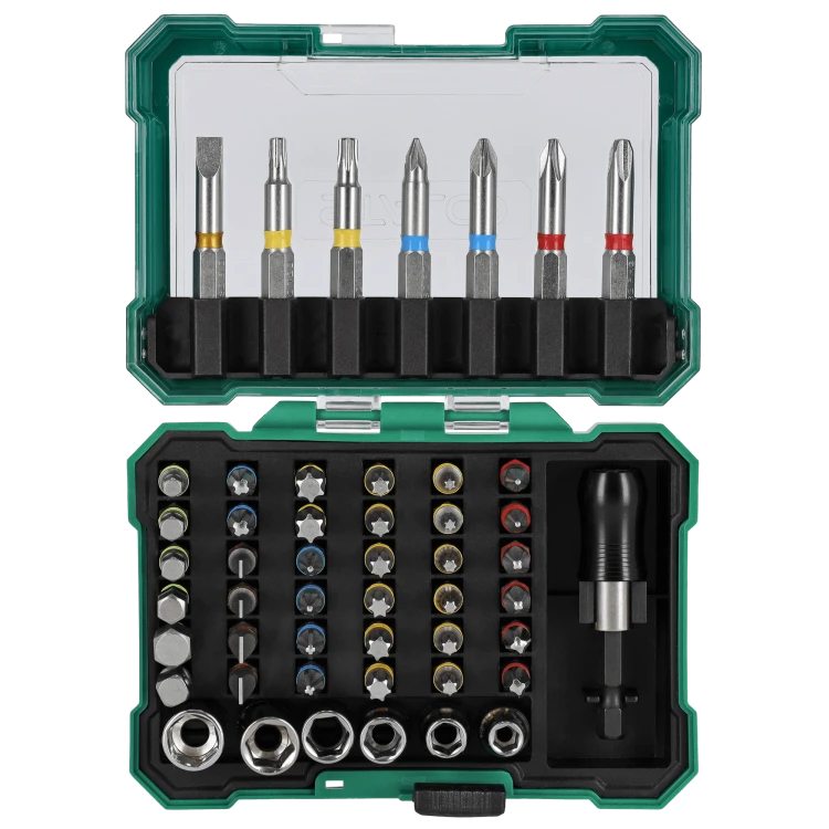 ZESTAW  BITÓW ze stali s2 s225mm i50mm, nasadekoraz adaptora 50el s-13734