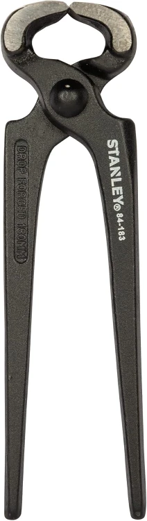 Stanley Szczypce Ciesielskie 225 mm - Model 2-84-184, Czarno‑Srebrne