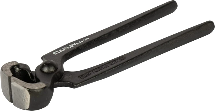 Stanley Szczypce Ciesielskie 225 mm - Model 2-84-184, Czarno‑Srebrne