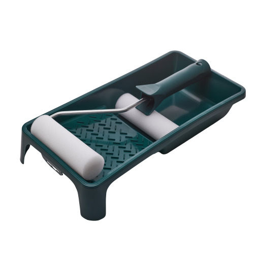 Zestaw malarski: kuweta (150x290)+rękojeść (6/100)+moltopren (110mm)x2 ACRYL STALCO S-38919