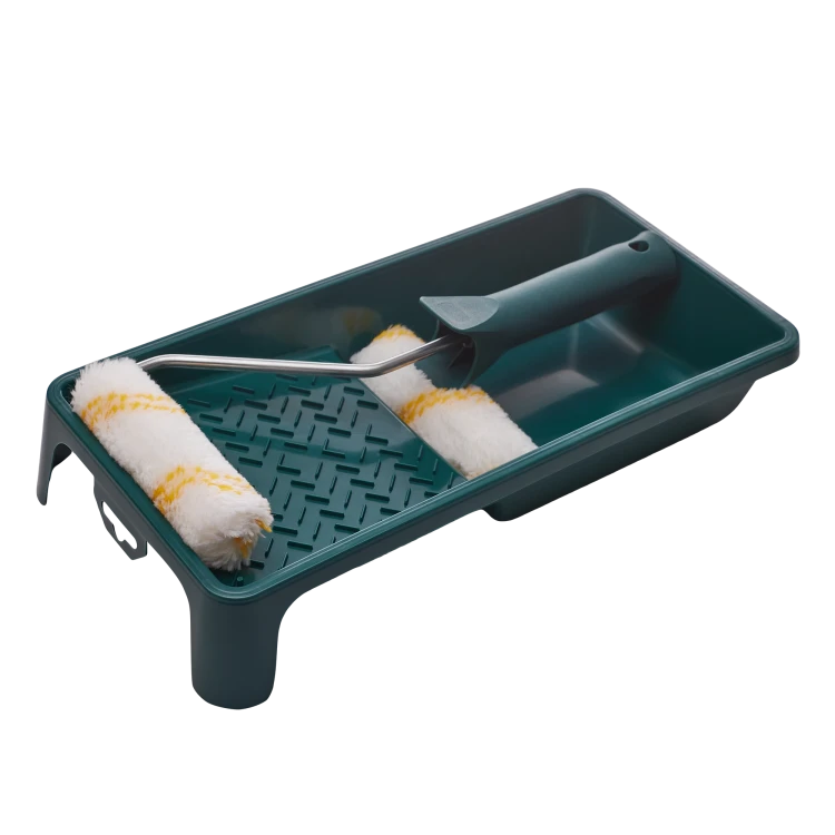 Zestaw malarski: kuweta (150x290)+rękojeść (6/100)+złota nić (100mm)x2 UNIVERSAL STALCO S-38913