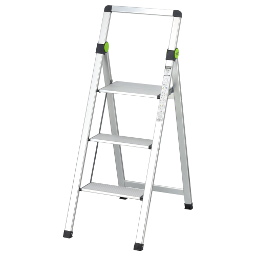 Drabina składana MINI SLIM 3-stopnie z uchwytem STALCO PERFECT S020140503