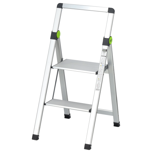 Drabina składana MINI SLIM 2-stopnie z uchwytem STALCO PERFECT S020140502