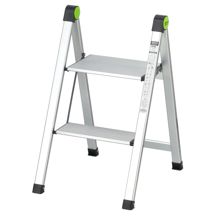 Drabina składana MINI SLIM 2-stopnie bez uchwytu STALCO PERFECT S020140402