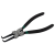 Szczypce Seegera wewnętrzne wygięte 180mm STALCO S-14439