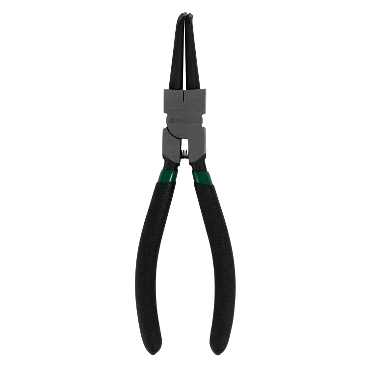 Szczypce Seegera wewnętrzne wygięte 180mm STALCO S-14439