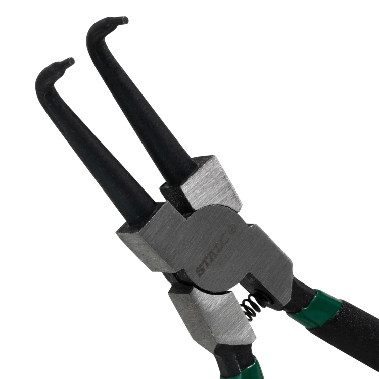 Szczypce Seegera wewnętrzne wygięte 180mm STALCO S-14439