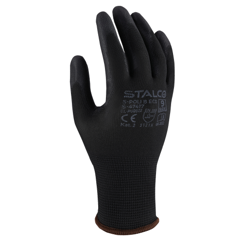 Rękawice poliestrowe S-POLI B ECO 8” STALCO S-47410