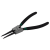 Szczypce Seegera zewnętrzne proste 180mm STALCO S-14443
