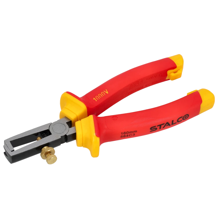 Szczypce do ściągania izolacji 0,2 - 6mm2 1000V VDE STALCO S-14460