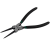 Szczypce Seegera wewnętrzne proste 180mm STALCO S-14445