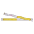 Miara składana drewniania 1m biało-żółta STALCO PERFECT S-65401