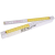 Miara składana drewniania 2m biało-żółta STALCO PERFECT S-65402