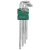 Klucze Torx z otworem t10-15-20-25-27-30-40-45-50 imbusy 9elem. CrV STALCO S-46374