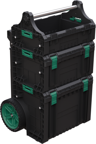 Zestaw skrzyń narzędziowych mobilny 4 elem. (BM01+TB04+TB05) SYSTEM STALCO S026145941
