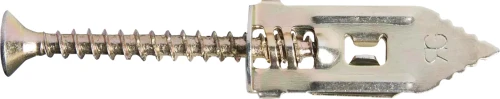 TAP-IT Łącznik metalowy 10,5x30 mm do wbijania do płyt G-K z wkrętem 4x40 mm