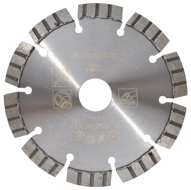Ściernica diamentowa do cięcia betonu zbrojonego125x22,23 mm