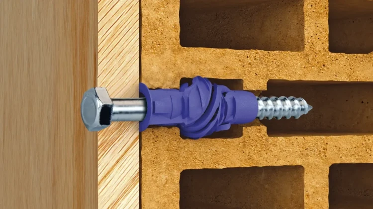 4ALL Kołek uniwersalny 14x70 mm z wkrętem sześciokątnym 10x100 mm