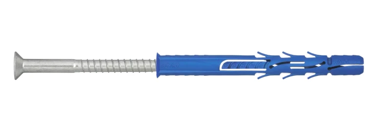 Kołek ramowy z ocynkowanym wkrętem z łbem stożkowym R-FF1 10x140 mm