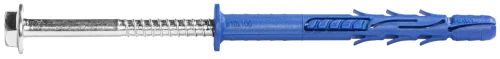 Kołek ramowy z kołnierzem z ocynkowanym wkrętem z łbem heksagonalnym R-FF1 10x160 mm