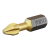 Końcówka bit 1/4” Phillips PH1x25mm titanium do wkręt. STALCO PERFECT S-66301