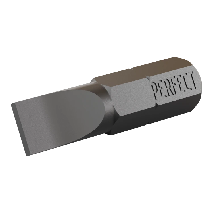 Końcówka bit 1/4” - płaska sl 0,8x5,0x25mm do wkręt. STALCO PERFECT S-66123