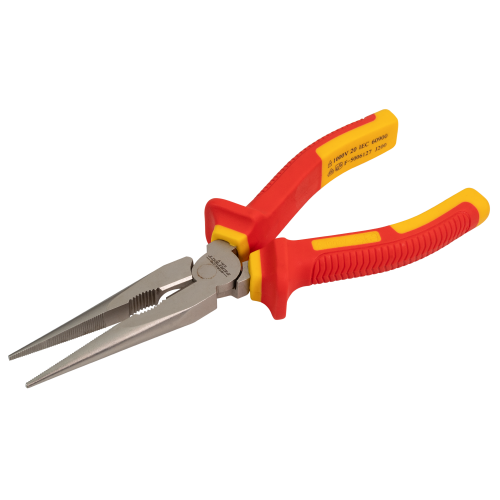 Szczypce wydłużone proste 200mm elekt. STALCO PERFECT S-67022