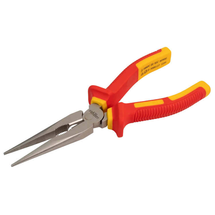 Szczypce wydłużone proste 200mm elekt. STALCO PERFECT S-67022