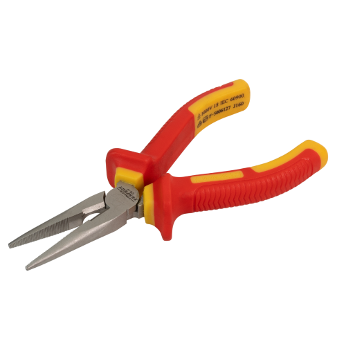 Szczypce wydłużone proste 160mm elekt. STALCO PERFECT S-67016