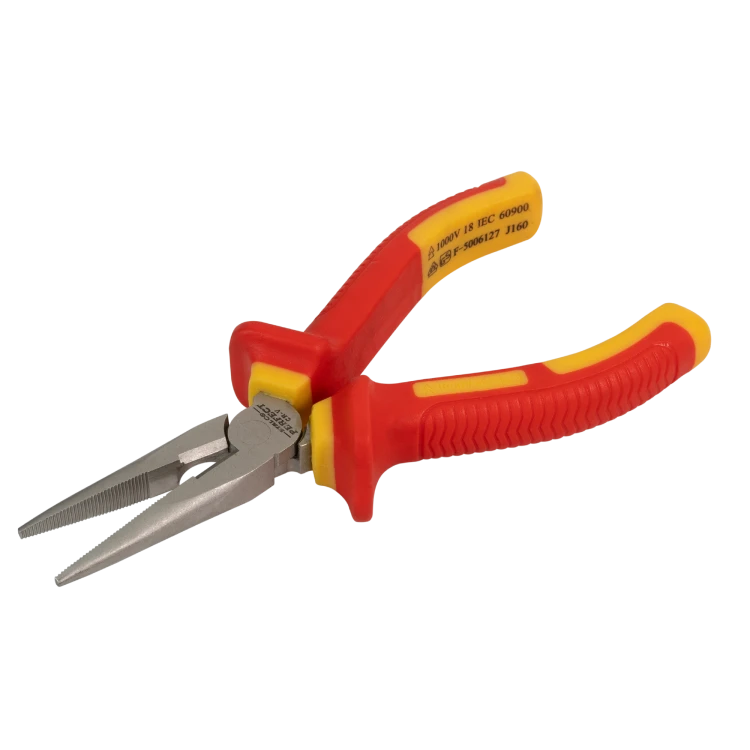 Szczypce wydłużone proste 160mm elekt. STALCO PERFECT S-67016