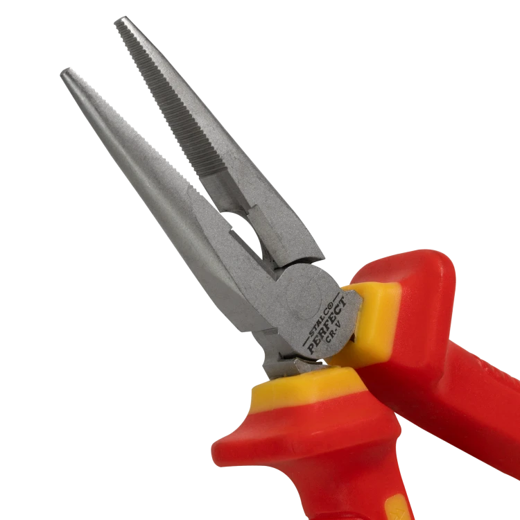 Szczypce wydłużone proste 160mm elekt. STALCO PERFECT S-67016