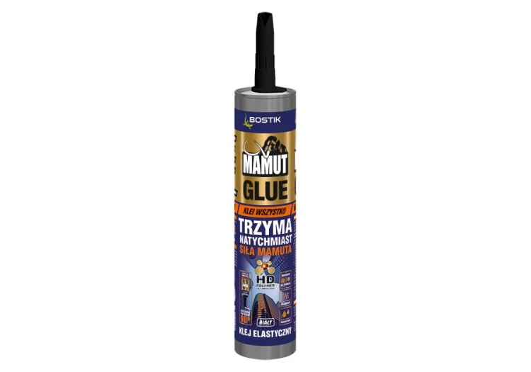 Uniwersalny klej montażowy i budowlany Mamut Glue biały 290 ml BOSTIK