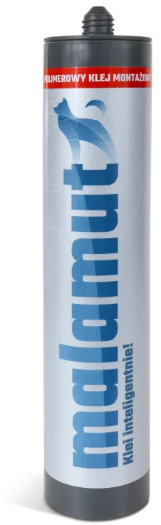Klej polimerowy z szybkim chwytem początkowym Malamut - kartusz plastikowy - 290 ml