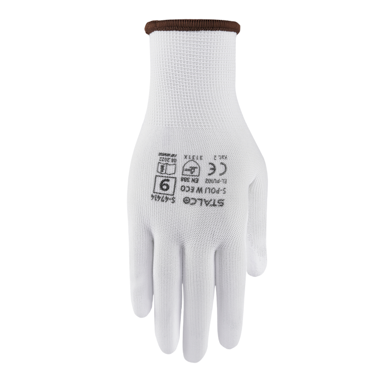 Rękawice poliestrowe S-POLI W ECO 9” STALCO S-47414