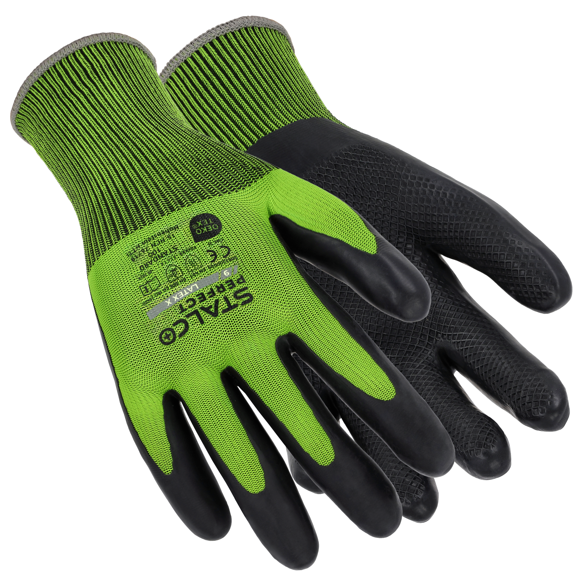 Rękawice poliestrowe LATEX X 9 STALCO PERFECT S093200009