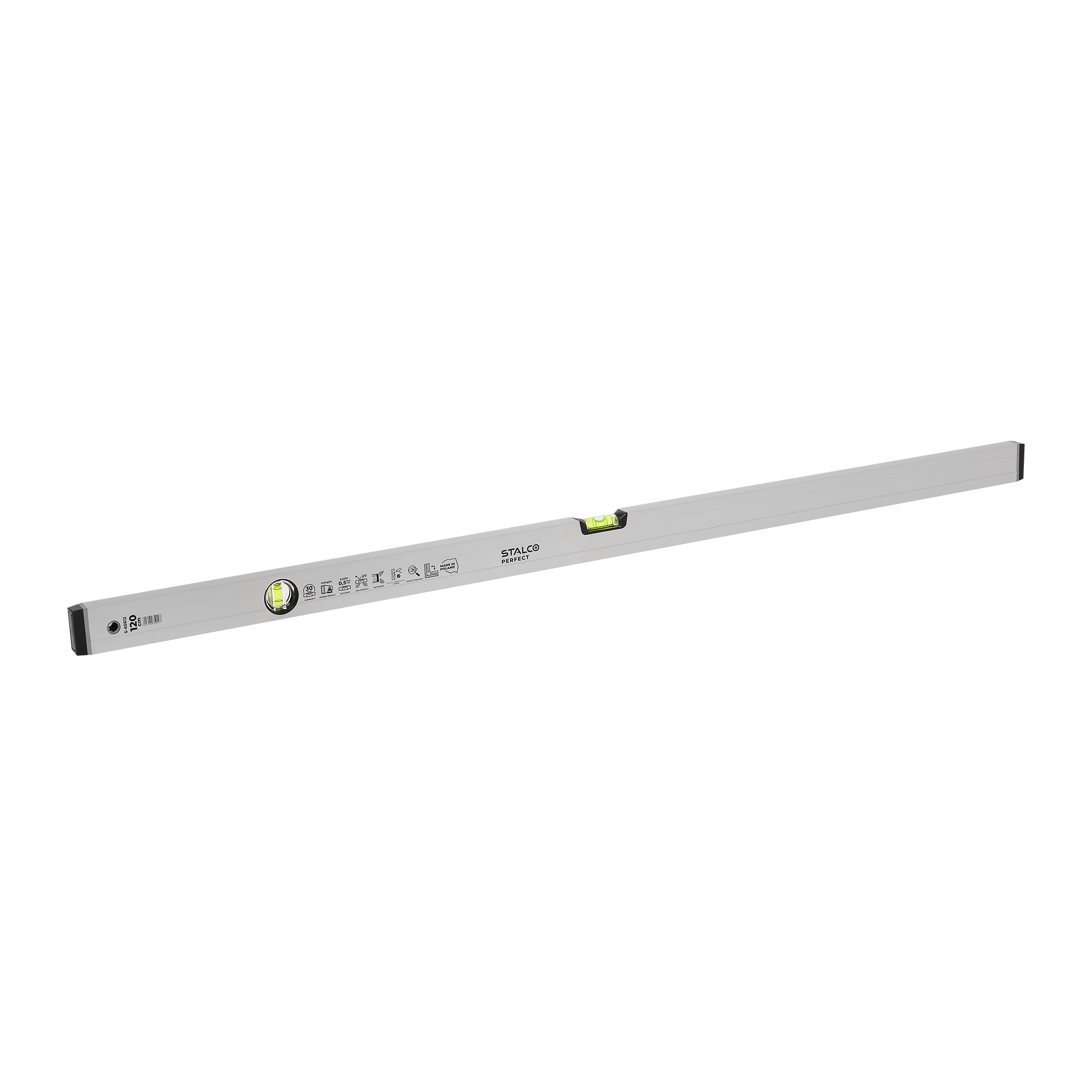 Poziomnica aluminiowa anodowana 120cm STALCO PERFECT S-65612