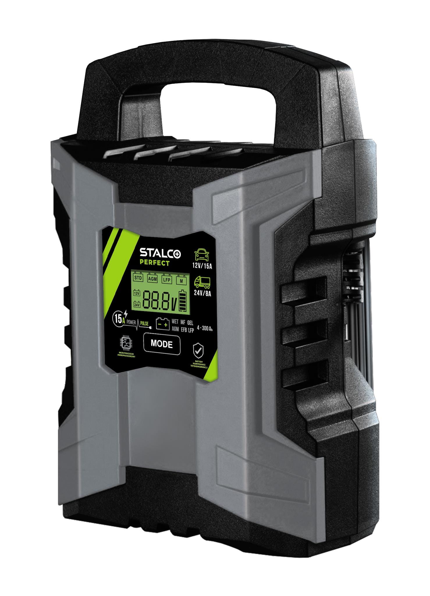 Prostownik samochodowy PowerPulse 15A STALCO PERFECT S056598756