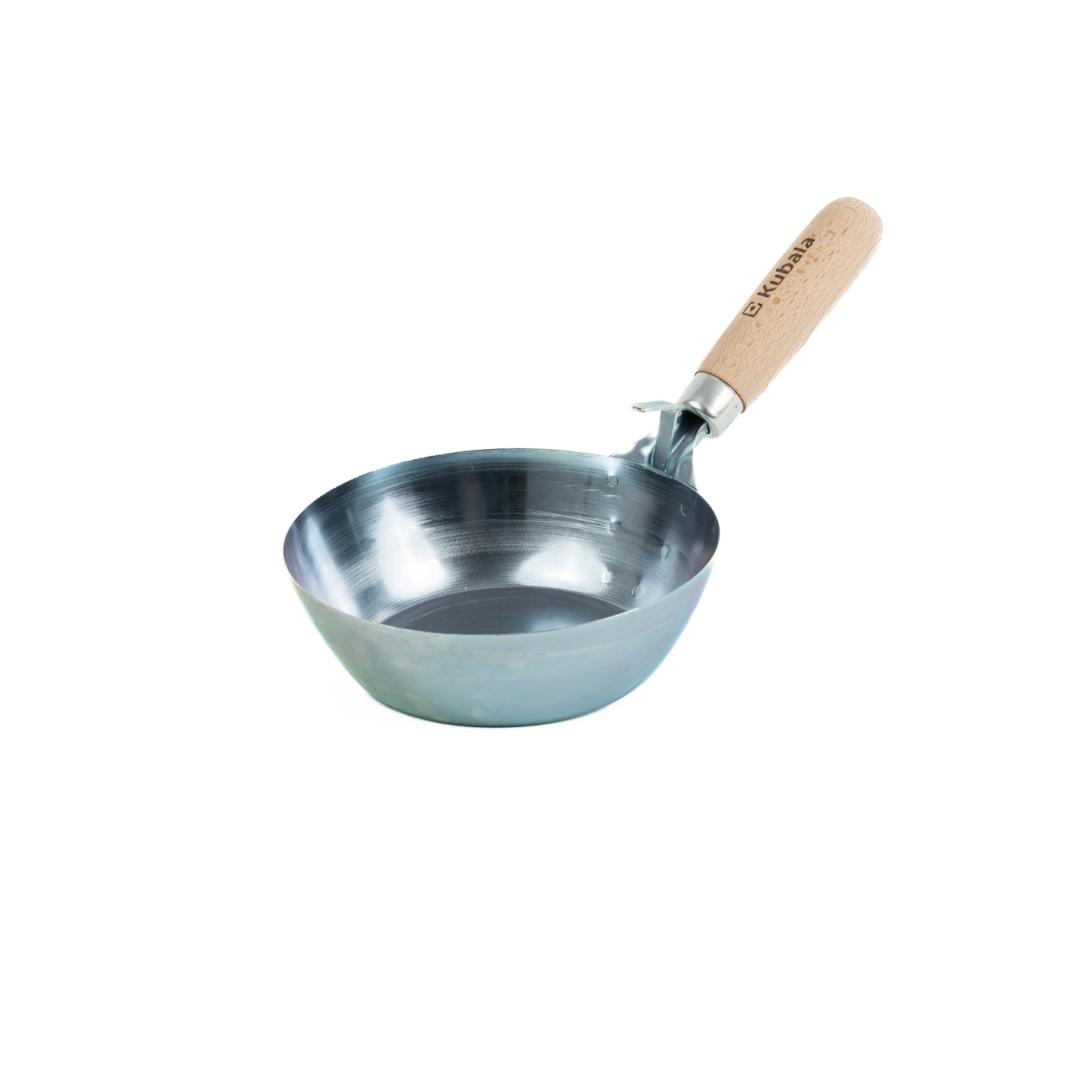 Kubala Czerpak murarski metalowy ocynkowany uchwyt bukowy Ø 170 mm, 0,9 l